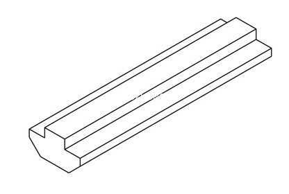 Aluminum Extrusion Connector Link 8 - 8 - 30 Chemical Polishing