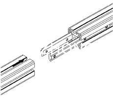 Aluminum Extrusion Connector Link 8 - 8 - 30 Chemical Polishing